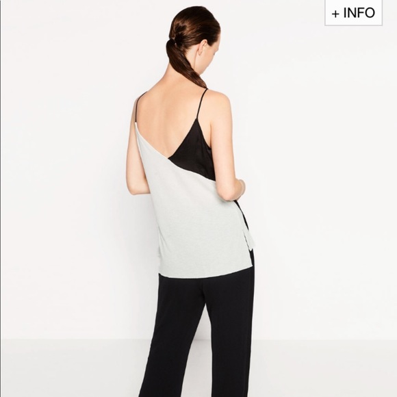 Zara Collection Black And White Top Size Medium✨ - Picture 5 of 8